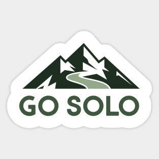 GO SOLO OUTDOOR APPAREL Sticker